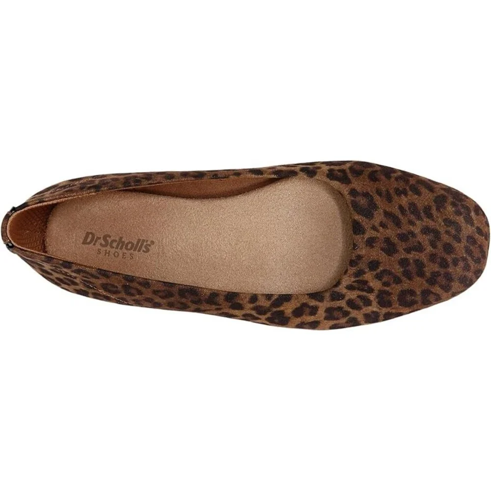 Dr. Scholl's Wexley I0564F6207 Ballet Flat Women's 9 Brown Leopard Slip On PQ456